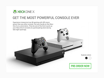 Pre Order / Daily UI #075 075 concept dailyui desctop game pre order product purchase ui ux xbox
