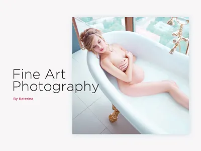 Kate Vestis Hero image fine art headline hero hero image magazine photography typography woman