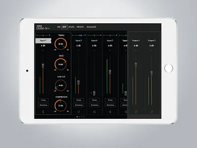 AKG DMM14 flat design ipad iphone music