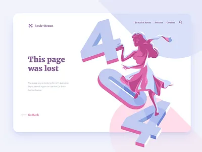 404 Illustration 404 colors error gelled illustration illustrator lights neon vector woman