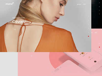 Portfolio Page agency creative homepage interactive landing page layout ui unsplash ux web website