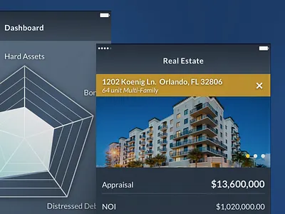 Mobile Investment App android app dark theme finance investment ios ui ux