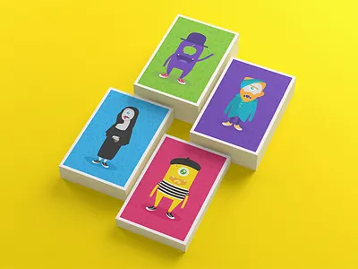 start! Playing Cards avatars card game classic artists illustration merchandising playing cards