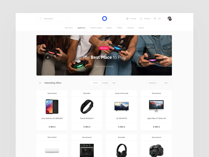 Market Application commerce interface market sketch ui ui kit ux web