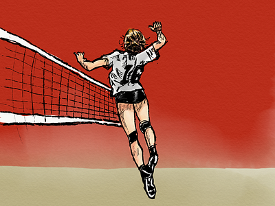 Jump. adobe sketch ipad kylesbrushes personal volleyball