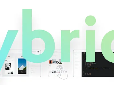 Hybrid Mobile Platform clean gradient hybrid interactivearts kosov landing minimal mobile platform