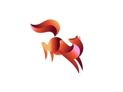 Fox branding colorful design farm fox icon identity illustration logo marks smart symbol