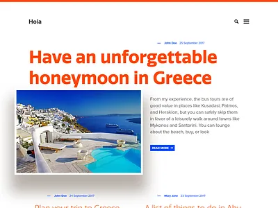 Hoia - Travel Ghost Theme by Haunted Themes articles blog ghost ghost theme template theme travel typography web website