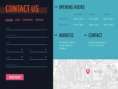 Daily UI 028 - Contact Us 028 dailyui