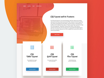 Learning Center | Course App - LMS Landing Demo application apps course css frontend learning center learning management lms ui ux web app