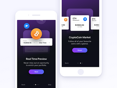 CryptoCoin Onboarding bitcoin coin crypto cryptocurrency currency dark money onboarding wallet