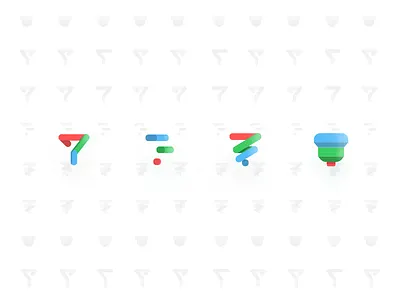 Logo Redesign - Prodigal Solutions brand concept design flat imago type logo logotype material redesign variants
