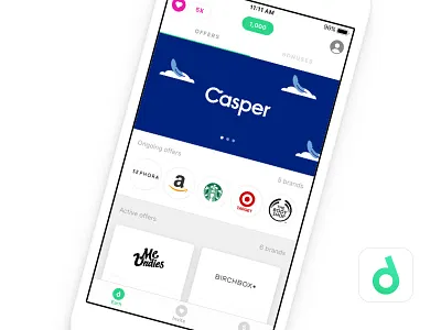 Introducing Drop 🤑 millennials points product design rewards ui usa ux