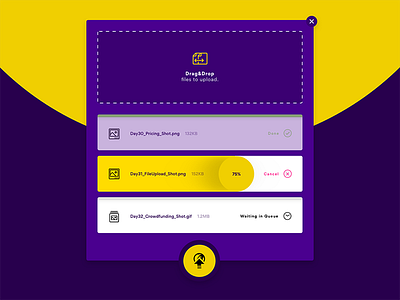 File Upload // 31 // DailyUI Challenge collectui dailyui dailyui 31 file manager file upload gordita thedesignersfoundry upload