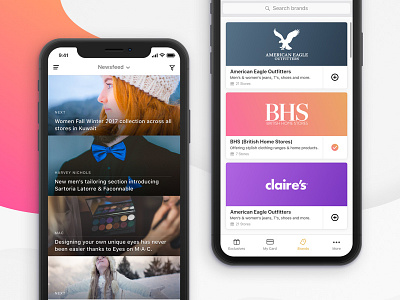 #1 Loyalty App Screens app clean ios iphone x loyalty minimal mobile product simple ui ux