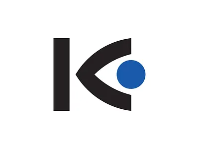 Kugler Vision Logo branding identity k logo laser laser vision lasik lasik surgery lasikomaha logodesign surgery vision
