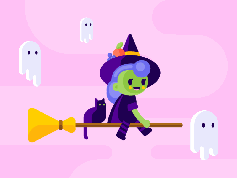 Halloween Night ✨ animation gif illustration motion