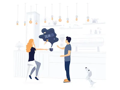 Employee Referral Illustration employee referral perfect job recommend referral