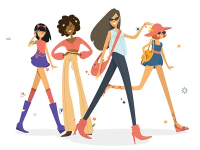 Les ordinaires girls illustration les ordinaires