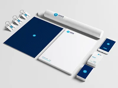 Voss Creative Branding agency app branding creative design developer identity voss