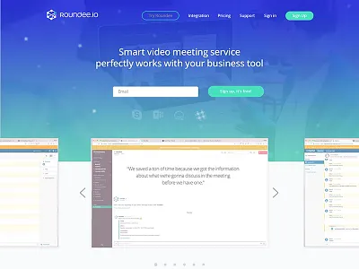 Landing page landing navigation webdesign website