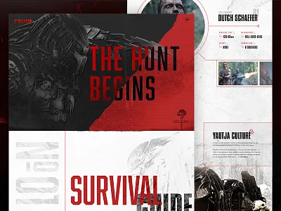 Predator clean design hero layout minimal mocktober type typography ui ux web design website
