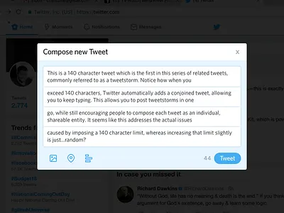 Compose Tweet Redesign redesign tweet twitter ui ux