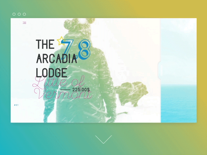 A moment of inspiration agency concept design locastic mockup preview ui ux web