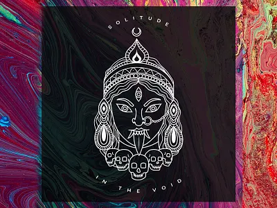 Kali Design apparel clean drawing gothic illustration kali simple t shirt