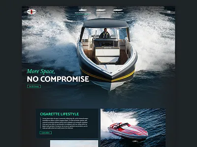 Cigarette Main site redesign concept atlanta digital ui ux web website
