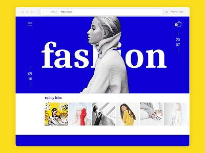 Fashion desktop digital fashion ui ux
