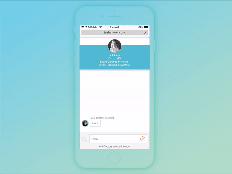 JustAnswer Conversational Chatbot ai chatbot conversational ui messages rich interaction