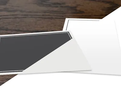 Postcard Mockup - Perspective View card card mockup greeting card horizontal mail mockup postcard stationary stationery vertical