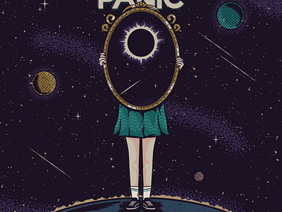Loyal Panic album band cover galaxy music pop punk universe vans vector