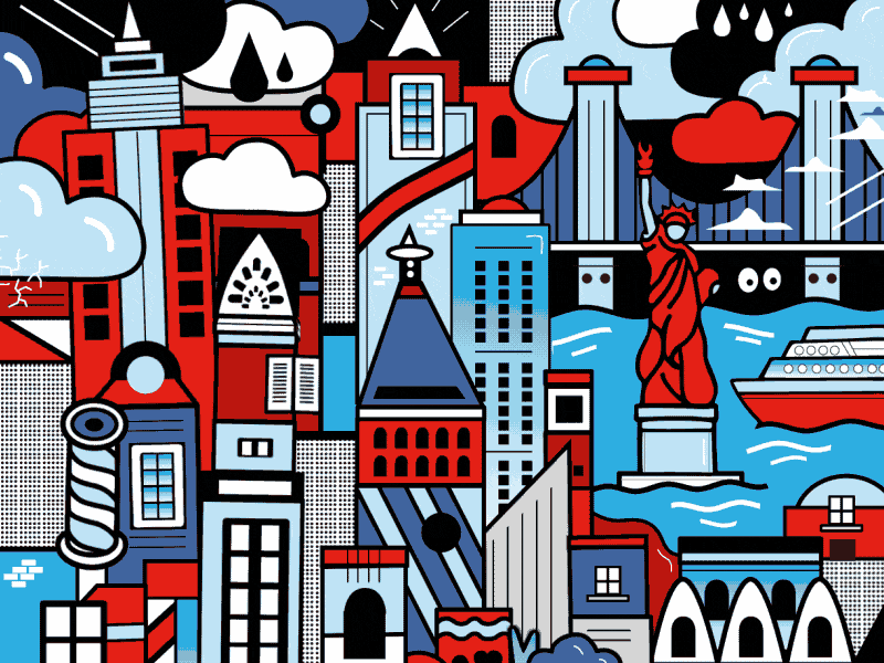 Town Grems, Colormakerz art design illustration keyframes motion vector