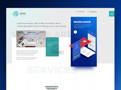 Digital Agency Homepage Design creative design hire landing page professional ui ux web website