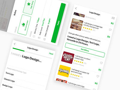 Fiverr - Search through Wizard filters gig offer refine service wizard