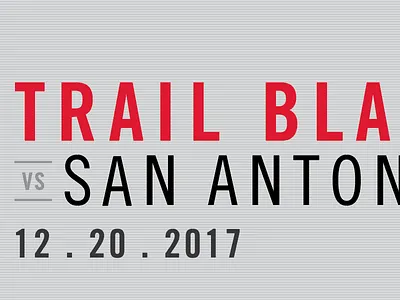 Game Day Poster blazers poster print texture trail blazers