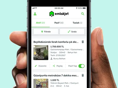 Emlakjet Kurumsal [WIP] android emlakjet icons ios minimal real estate realtor turkish 🏡