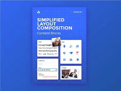 Viewspostercontentblocks 01 block content design system front end interface poster system views