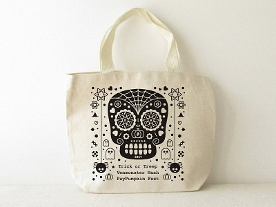 Halloween Trick or Treat Tote halloween inclusive kids paypal tote treat bag trick or treep venmo venmonster