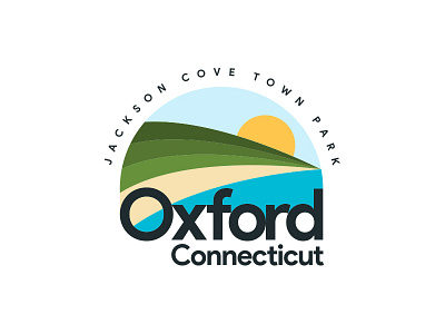 Jackson Cove - Oxford, CT badge brand camp campfire camping fire icon icon design identity logo logo design
