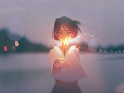 The Sea character concept art environment illustration ocean photoshop sea visual development