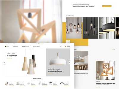 Lights4You: e-commerce exploration copenhagen ecommerce eshop lighting lights minimal newyork shop stock store web webdesign