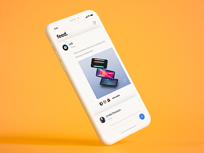 Feed Exploration app app design interaction design iphone iphone x ui ux
