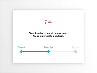 086 - Process Bar 086 charity daily ui donation payment process process bar status uiux