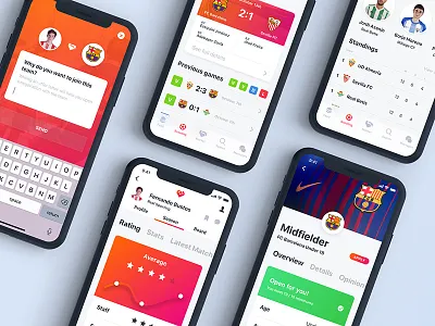 Olinkpix soccer app 2 apps ios ios 11 iphone x mockup sketch soccer