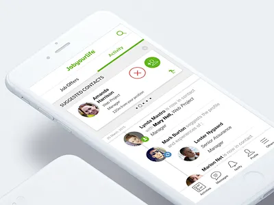 Jobyourlife Mobile App app sketch