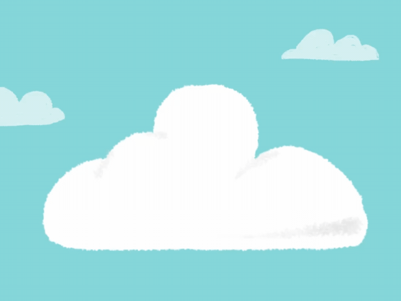 Shy Sun animation celanimation clouds framebyframe hiding loop shy sky sun