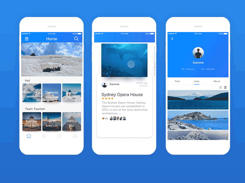 Student work －Liu Jie app dayu gif ios iphone music ui